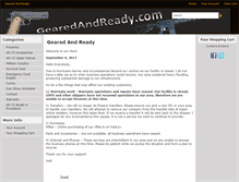 Tablet Screenshot of gearedandready.com